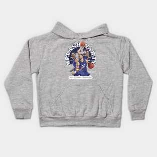 Steph Curry Klay Thompson & Jordan Poole Golden State Splash Party Kids Hoodie